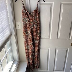 Floral Jumpsuit in Rust and Cream by Miami
